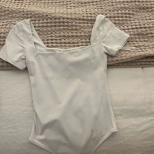 aritzia white bodysuit